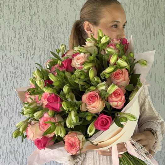 Розы букет