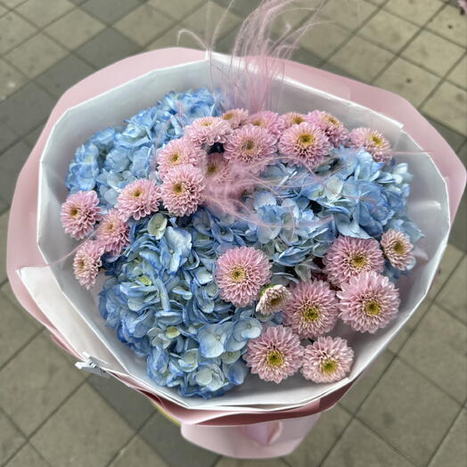 Букет гортензий