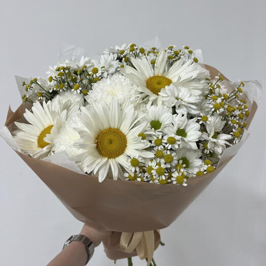 Букет микс из ромашек