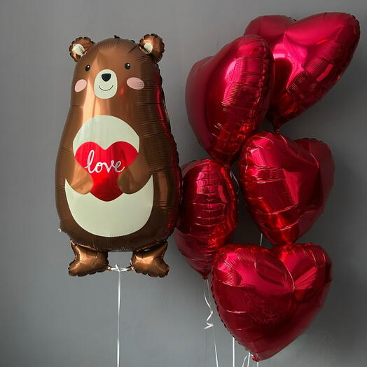 Букет шаров "Love"