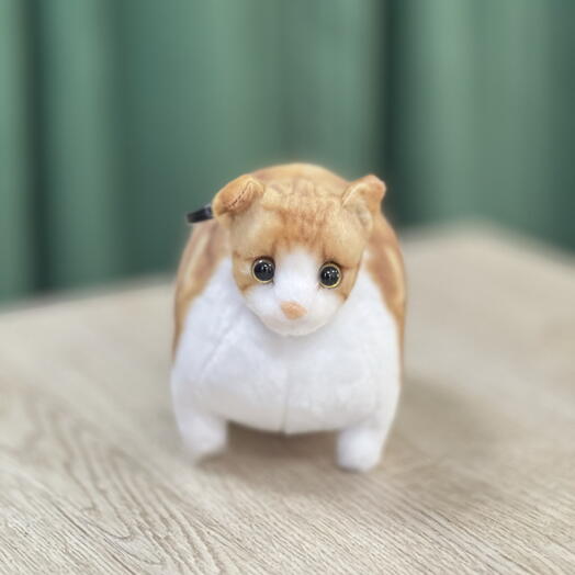 Игрушка«Сытый рыжий кот» (авторская работа)