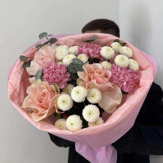 Авторский букет с французской розой 💕