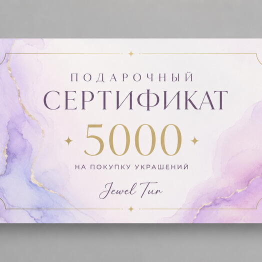 Подарочный сертификат для нее