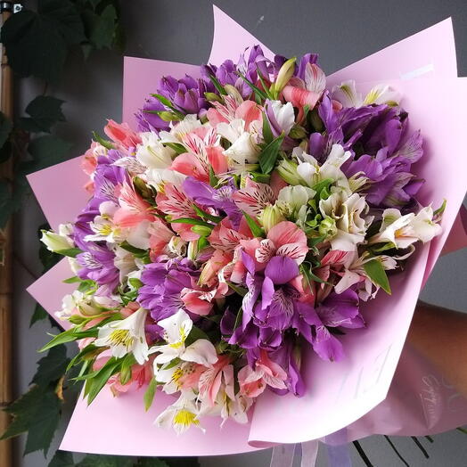 Soft alstroemeria, букет из альстромерий