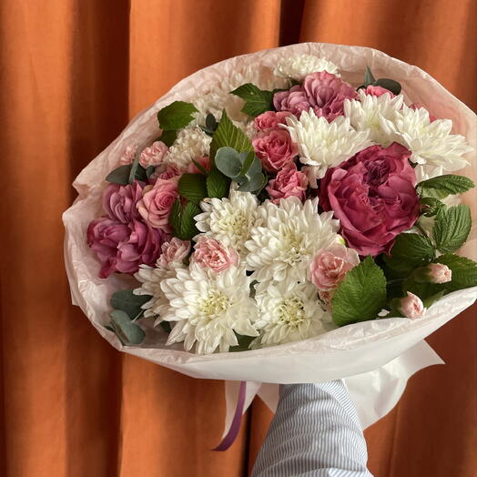 Букет с хризантемой 🌸