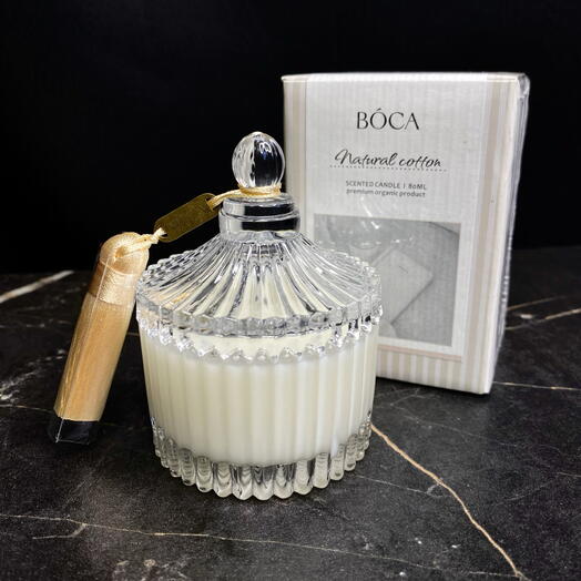 Свеча Crystal NATURAL COTTON 80 ml