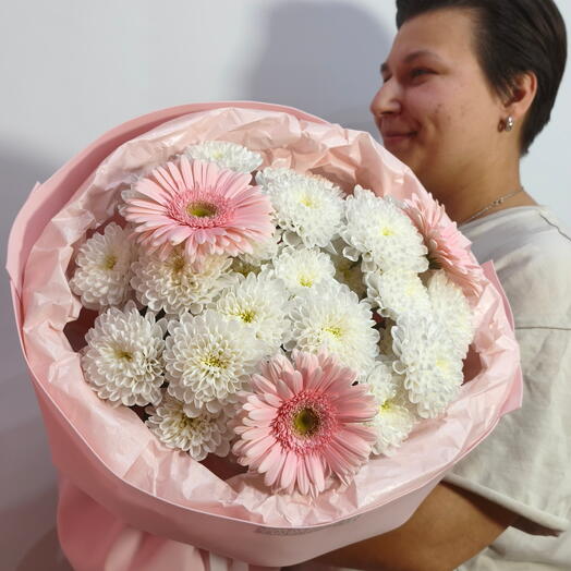 Букет Хризантемы и гербера