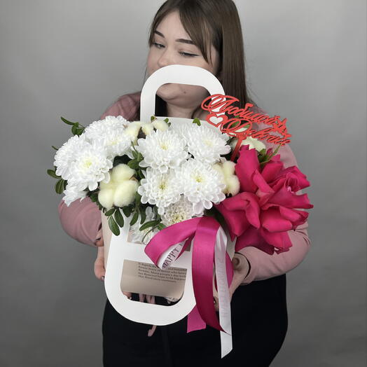 Композиция в сумочке для нее
