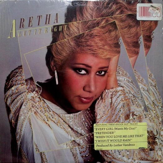Винтажная пластинка Aretha Franklin / Арета Франклин — Get It Right (Canada 1983), EX
