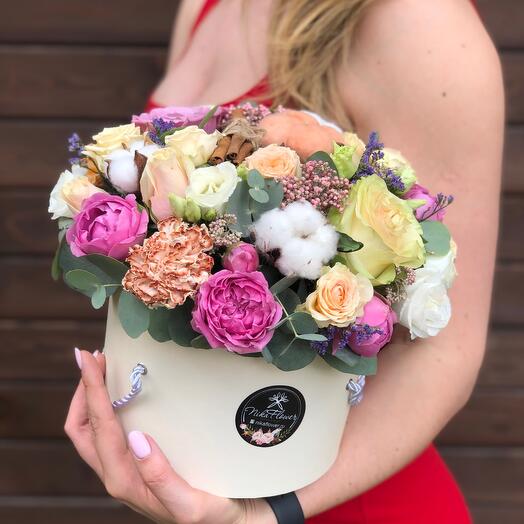 Caja de flores canela Fragante
