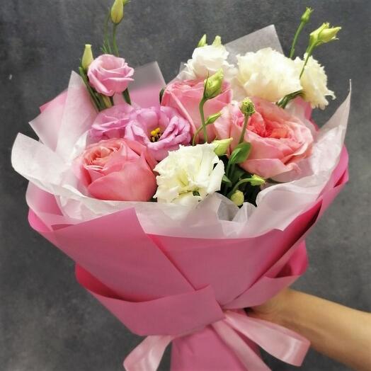 Ramo de rosas en forma de peonía Rosa O hara