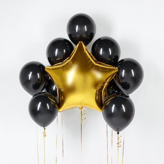 Bouquet of balloons with helium "My General"
