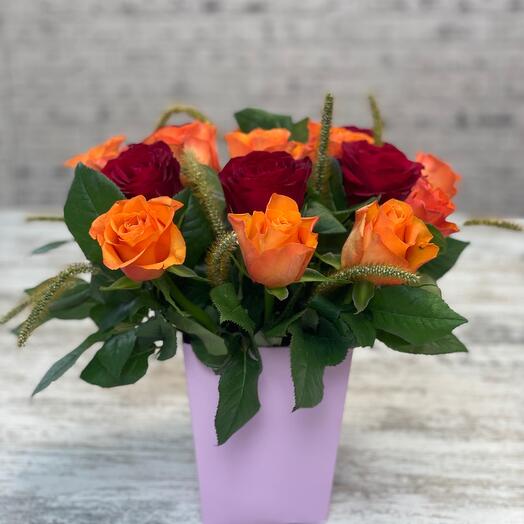 Flowers in a box