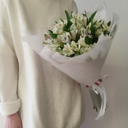 Monobook made of alstroemeria