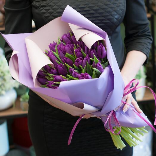 Ramo de tulipanes Milka
