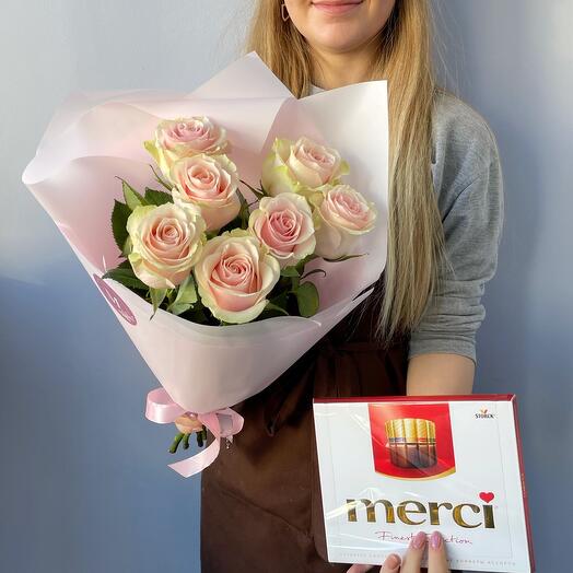 Perfect set of roses + candy Mercy
