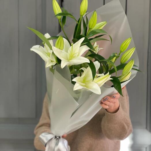 White lilies