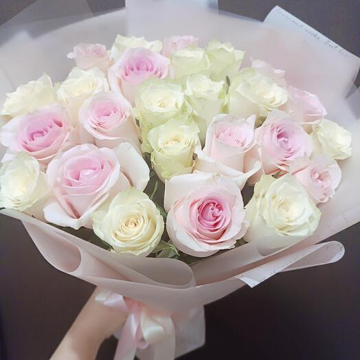 25 rosas delicadas