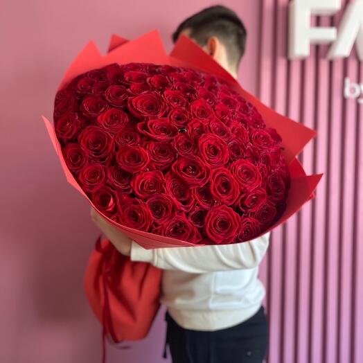 Bouquet of 101 Red Roses