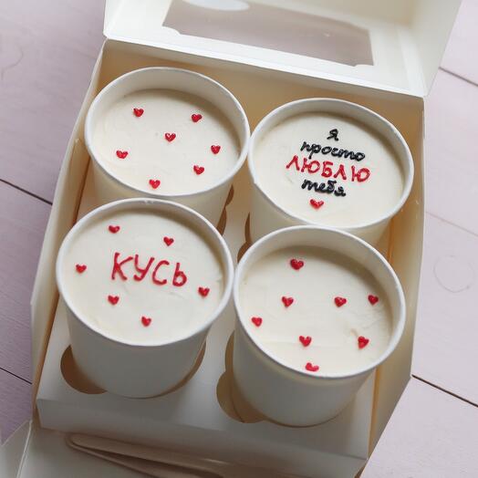 Торты в стакане Cake to go для второй половинки