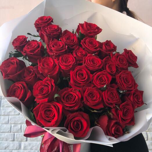 Ramo de 25 rosas Rojas