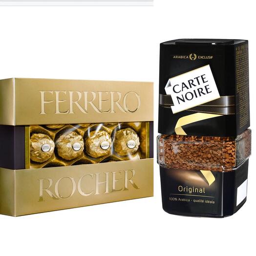 Кофе растворимый и фереро роше