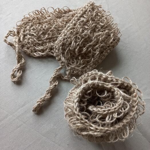 Jute washcloth