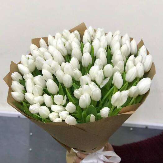 101 Тюльпан (белый)🌷