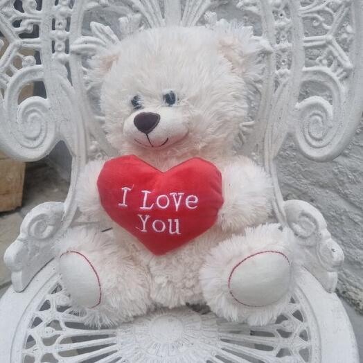 "I love you" teddy bear