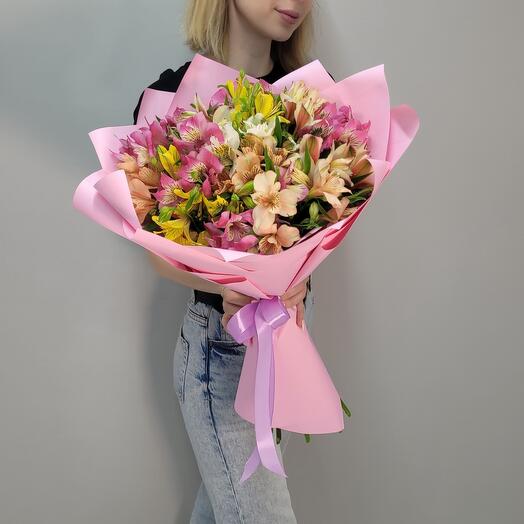 Солнечные блики (альстромерия микс 15шт)