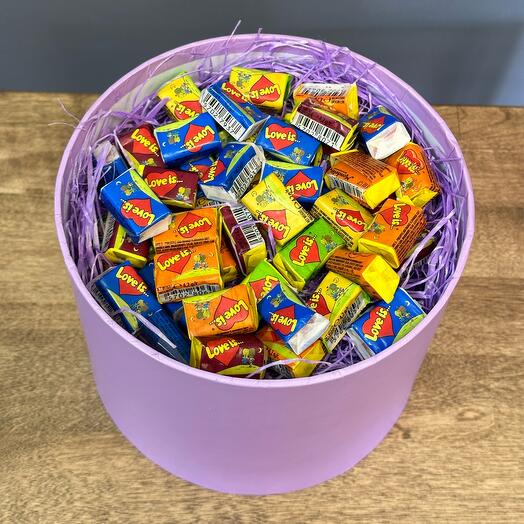 Basket with flowers