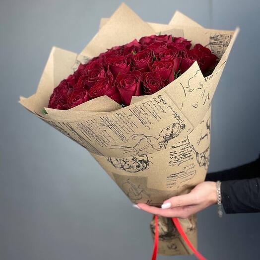"35 roses 40 cm."