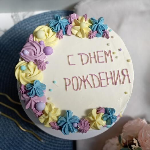 Торт "С днём рождения"
