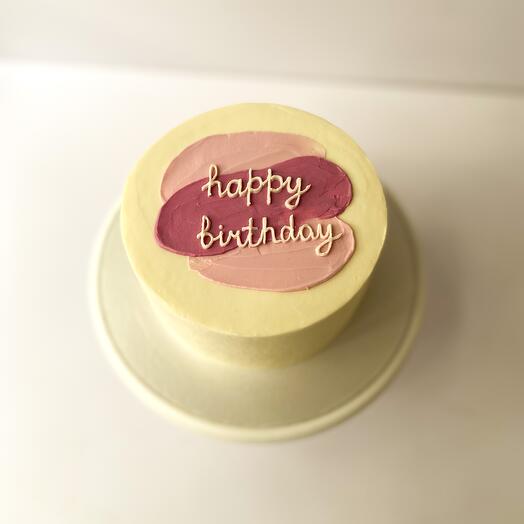 Торт 1100 гр happy birthday для девушки, мамы, сёстры и тд