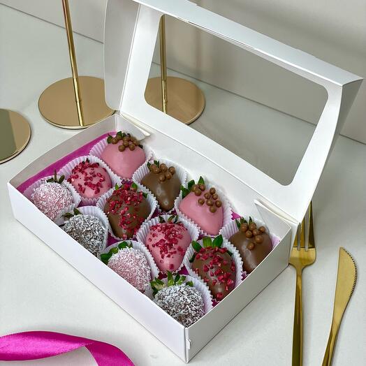 Клубника в шоколаде набор номер 6 - 12/15 ягод