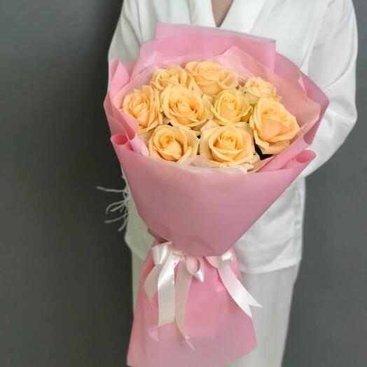 Ramo de rosas de Crema
