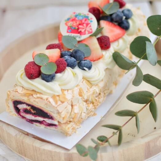 Меренговый рулет