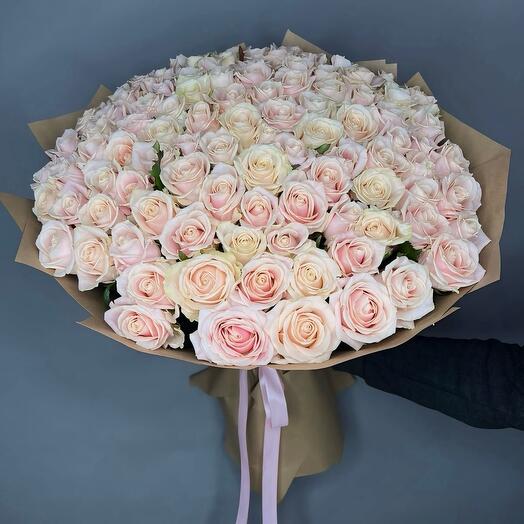 Букет из 101 розы талея 60 см