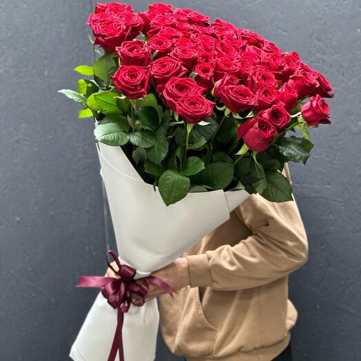 Burgundy Long Rose