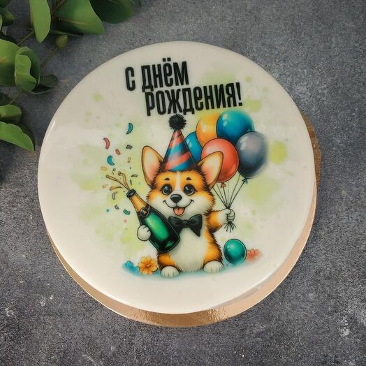 Торт с днем рождения