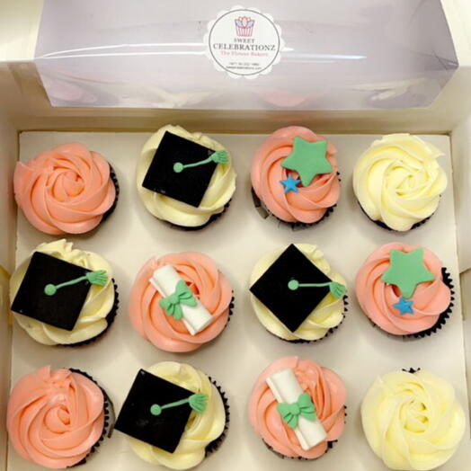 Graduation Mini Cupcakes