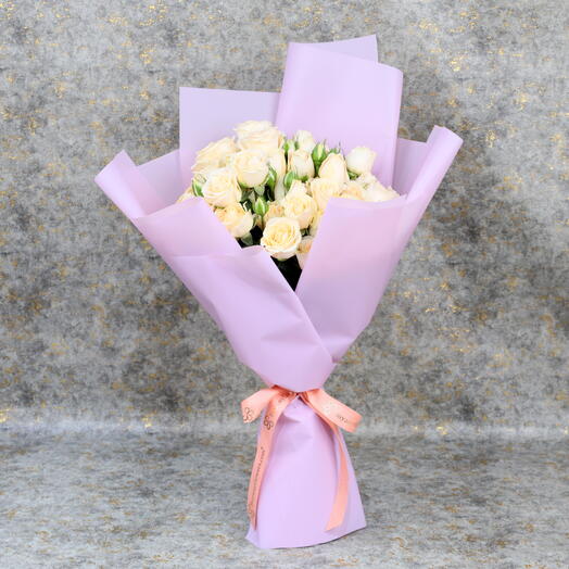 Peach Blossom Baby Rose Bouquet