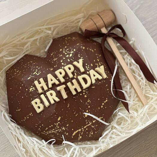 Пиньята шоколадное сердце