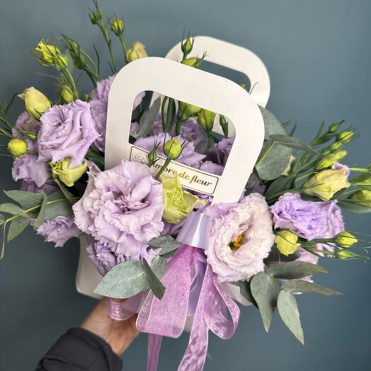 Эустома в сумочке 💜