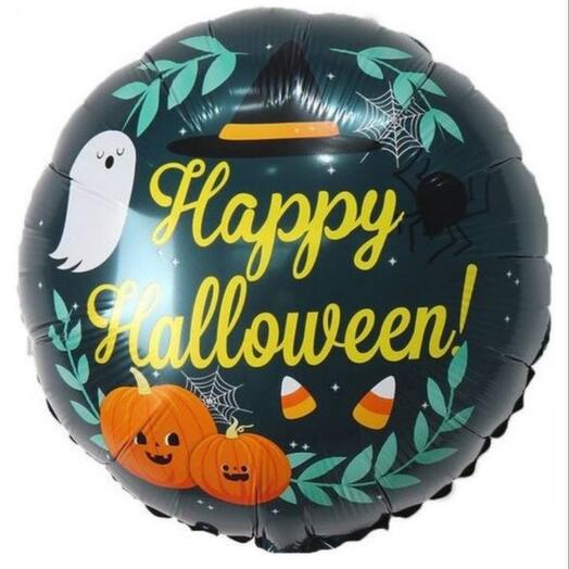 Фольгированный круглый шар хэллоуин Halloween