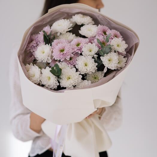 Mono bouquet "Chrysanthemum Constellation"