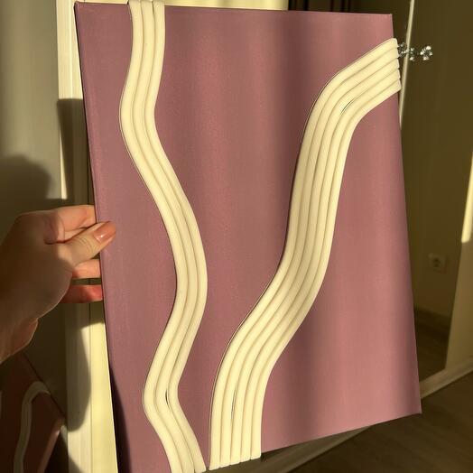 Интерьерная картина линии