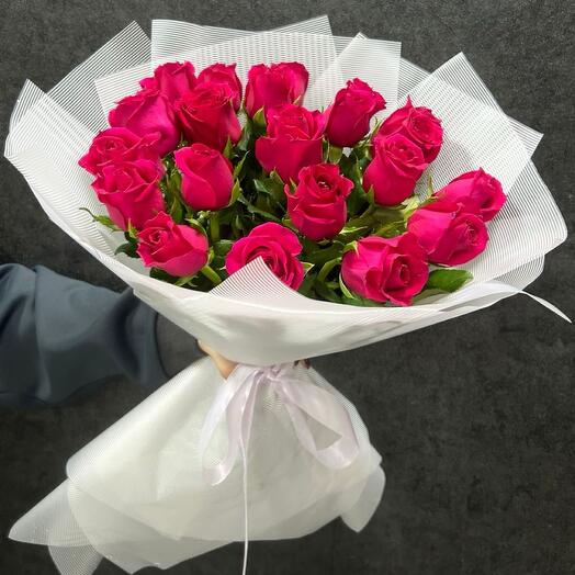 21 red roses