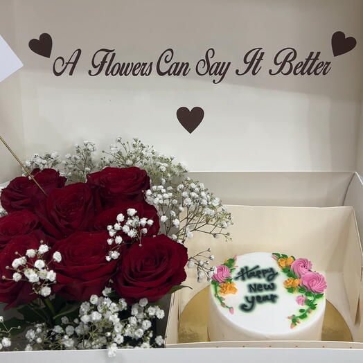 Flowers in a box