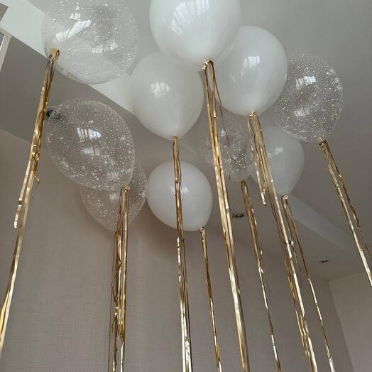 Набор шаров под потолок для девочки, девушки, женщины